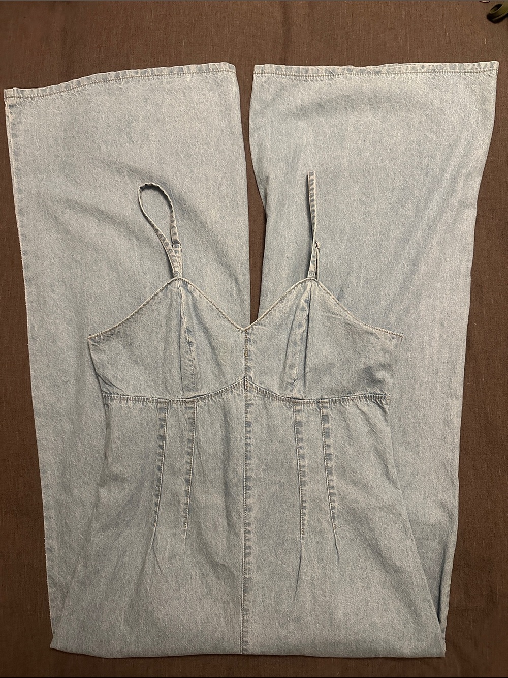 SHEIN Light Blue Denim Jumpsuit Overalls